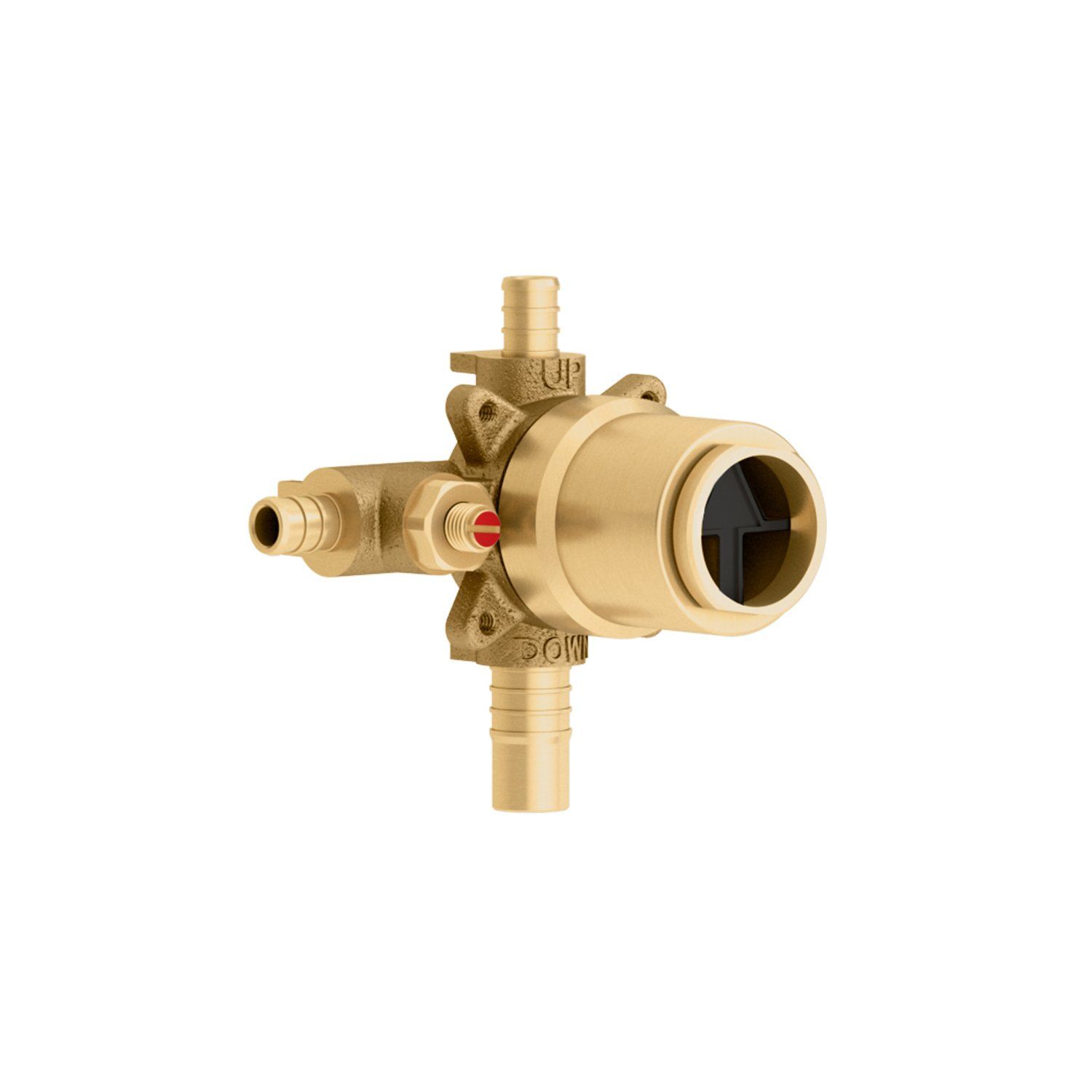 ½&#39;&#39; Pressure Balance Valve With Test Cap - Without Cartridge - PEX