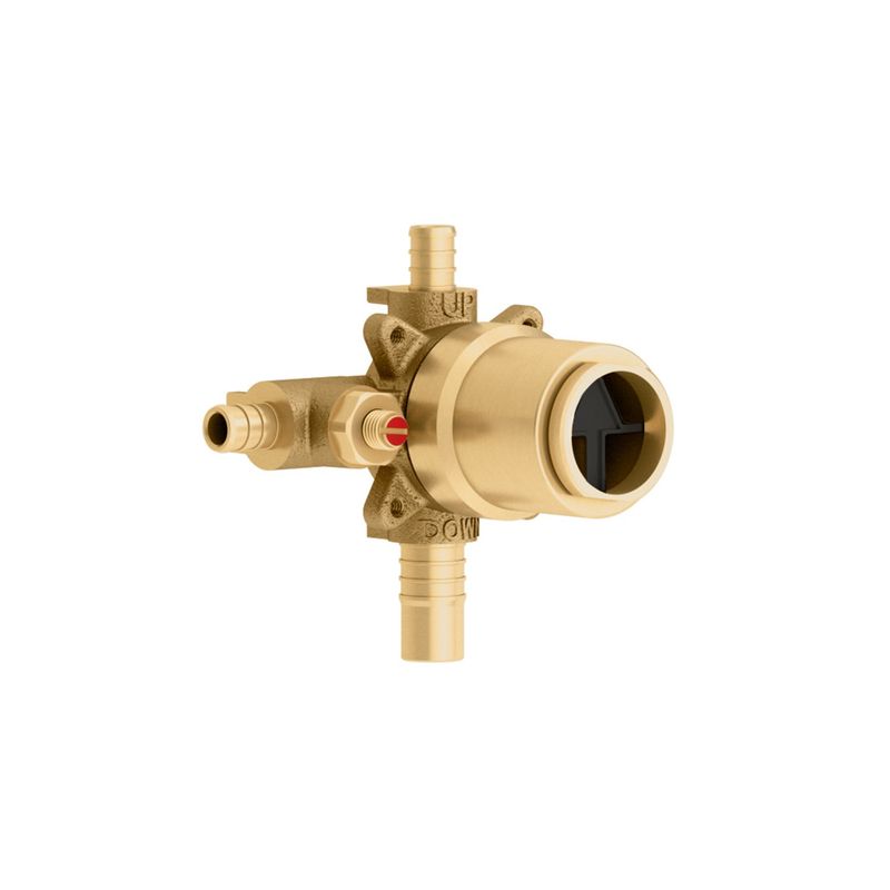 ½&#39;&#39; Pressure Balance Valve With Test Cap - Without Cartridge - PEX