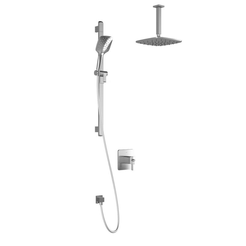 GRAFIK™                         TCD1 PLUS : AQUATONIK™ T/P Coaxial Shower System with Vertical Ceiling Arm Chrome