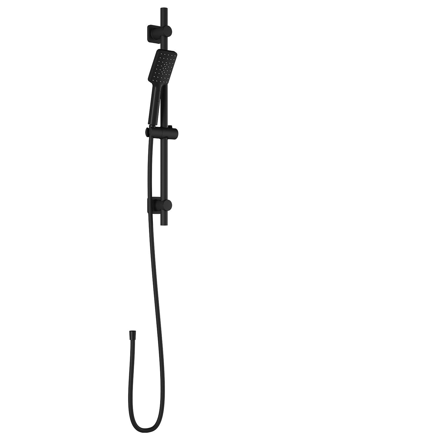 SOBRIO™                        2-Jet Handshower, Wallbar and 60&#39;&#39; Flexible Metal Hose Assembly Matte Black
