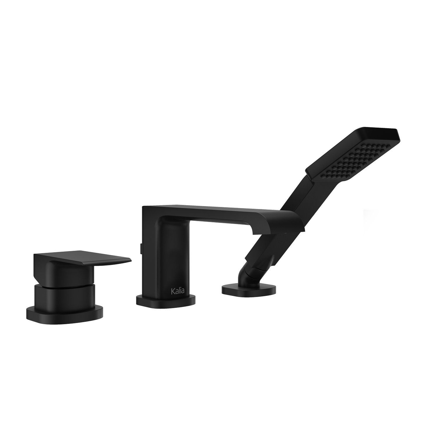 SOBRIO™                        3-Piece Deckmount Tub Filler with Handshower - Cartridge Included without Rough-In - Matte Black