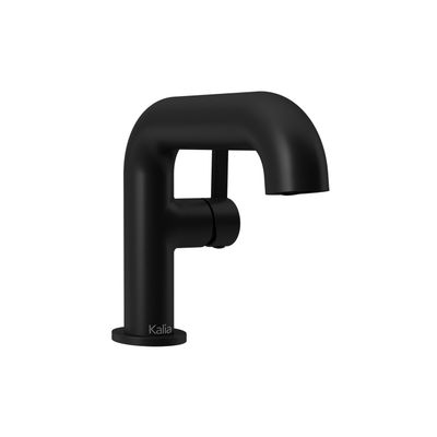 BASICO™                        Single Hole Lavatory Faucet with Side-Mounted Lever Handle (Without Drain) Matte Black