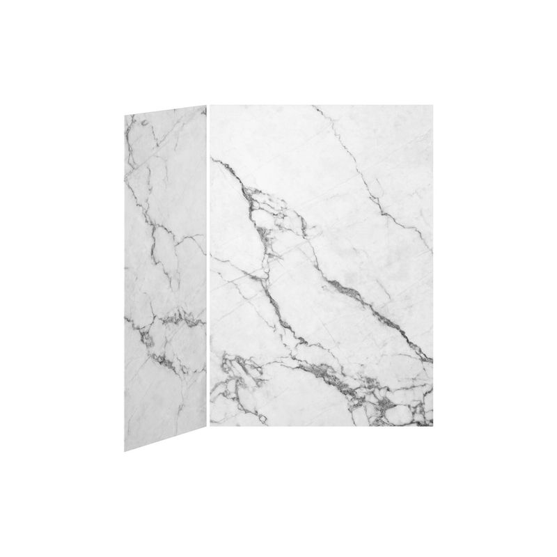 60x36 Minerals #500           60x36 2-Panel Shower Wall Kit for Corner Installation - Minerals #500 Gloss