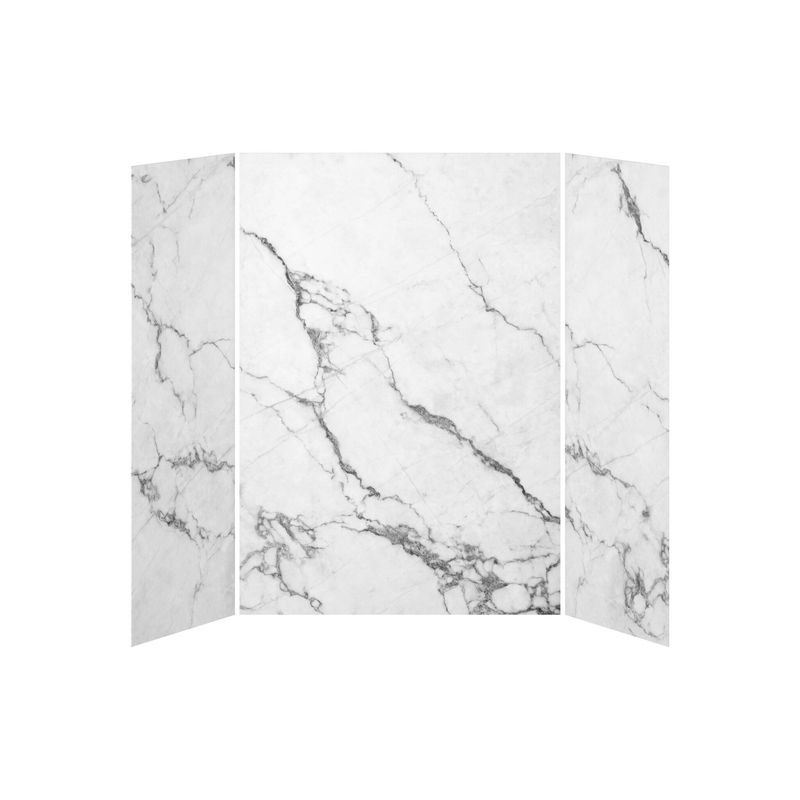 32x60x32 Minerals #500         60x32 3-Panel Shower Wall Kit for Alcove Installation - Minerals #500 Gloss