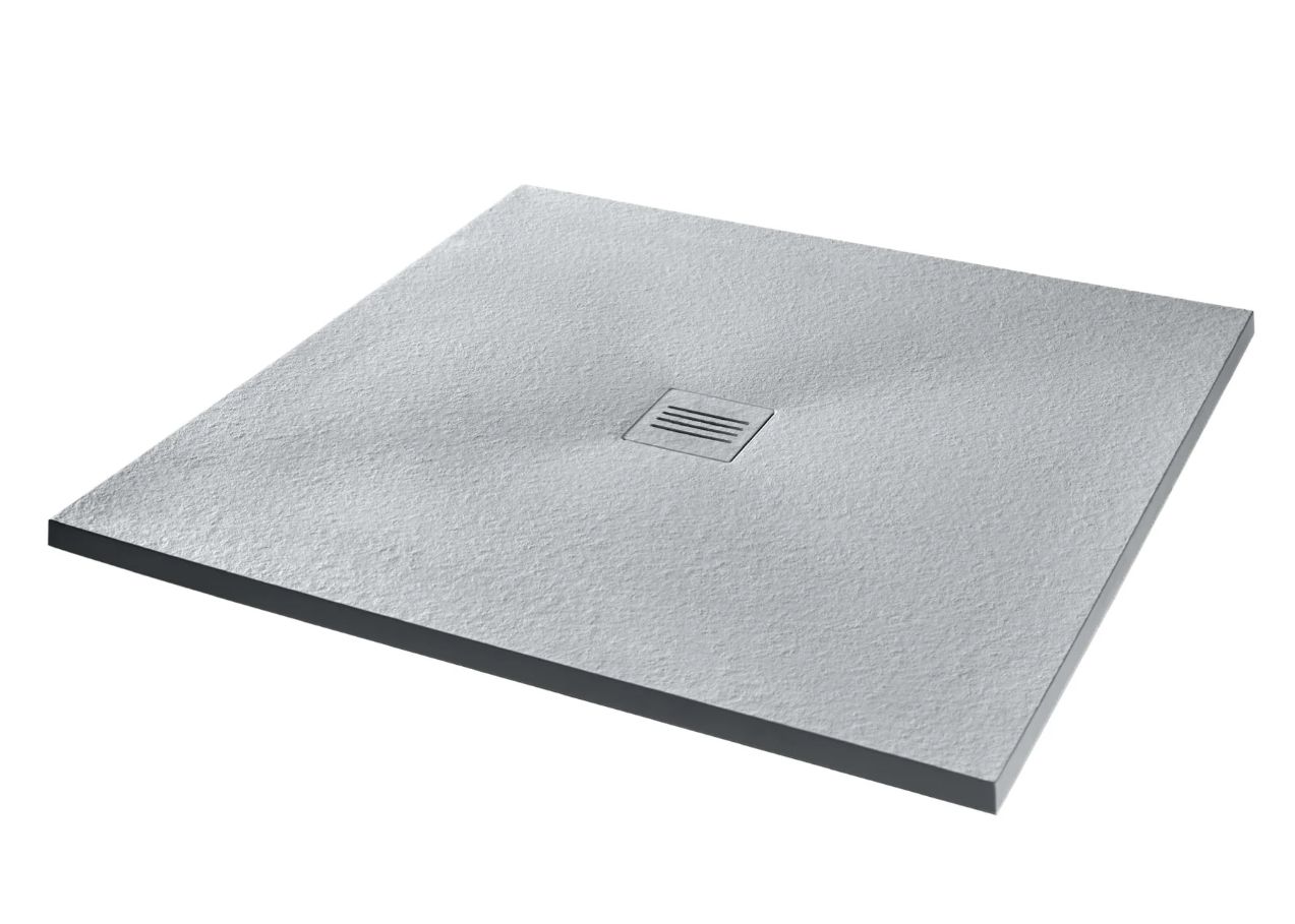 ERA SHOWER BASE 36&quot;X36&quot;-PLATINUM GREY