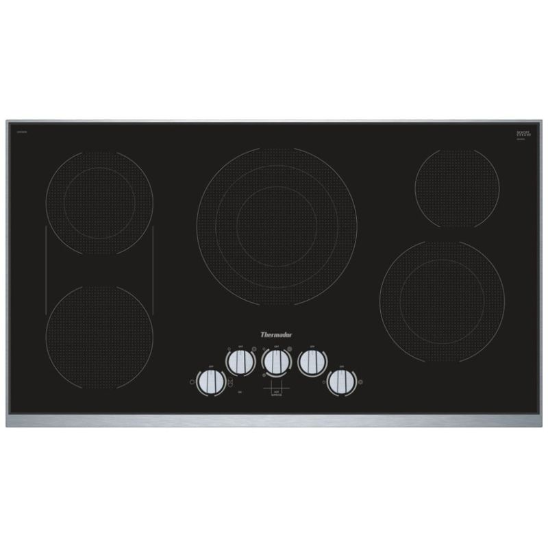 THERMADOR 36&quot; 5 Element Electric Cooktop with Bridge Elements, Knob Control - B-STOCK (4 YR WARRANTY)