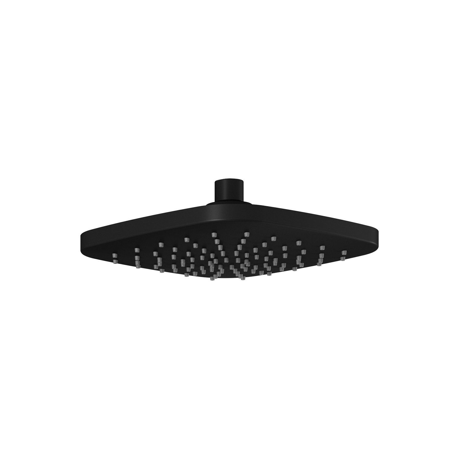 195mm (7 11/16&#39;&#39;) Sobrio Square Rainhead Matte Black