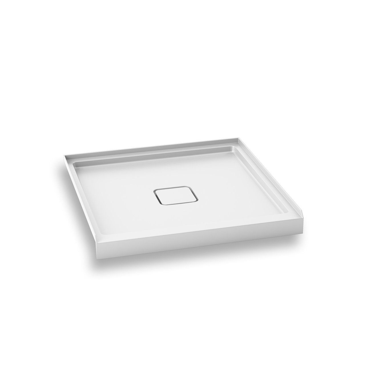 KOVER™ 36x36                   Square Acrylic Shower Base 36x36 with Integrated Tiling Flanges on 3 Sides