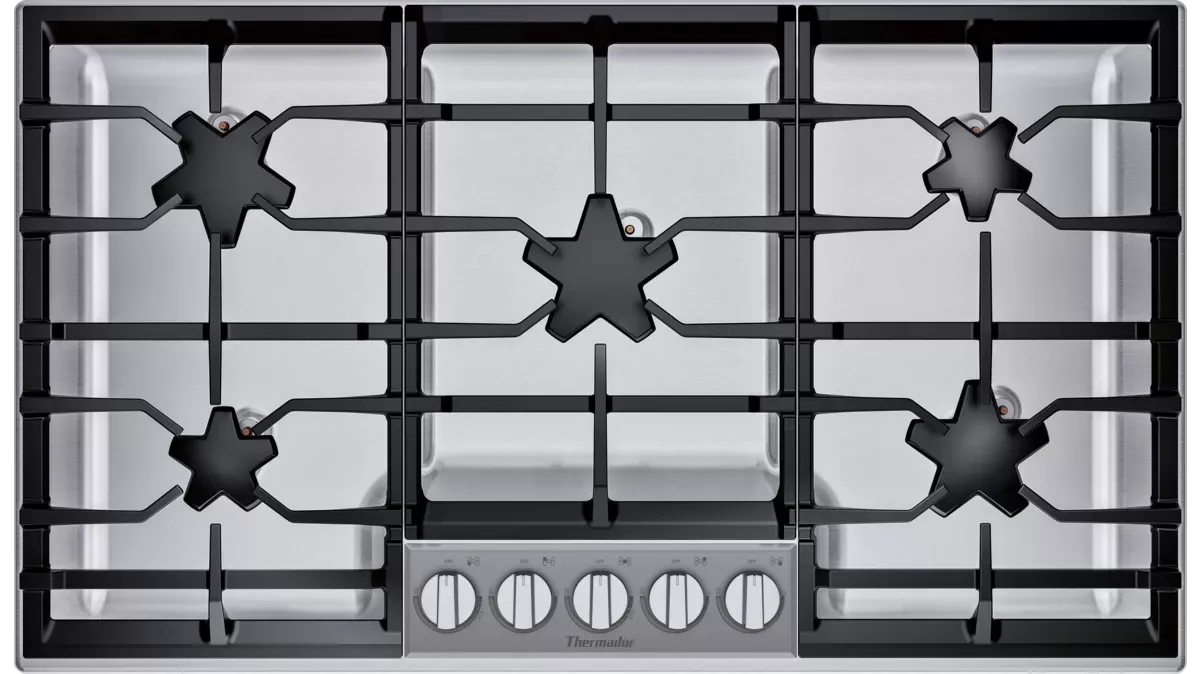 36&quot; Stainless Steel Gas Cooktop -  5 Star® Burners - 18K BTU max - B-STOCK
