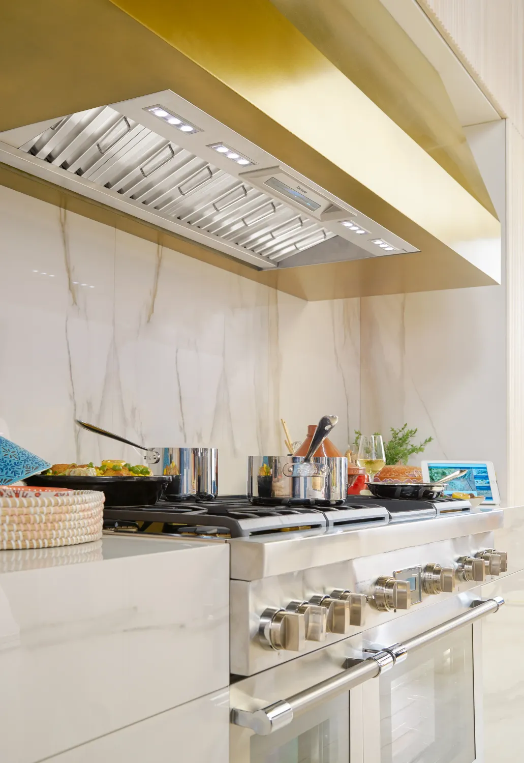 THERMADOR 48-inch Professional® Custom Insert, Required Optional Blower, Thermador Connected Experience with Home Connect™