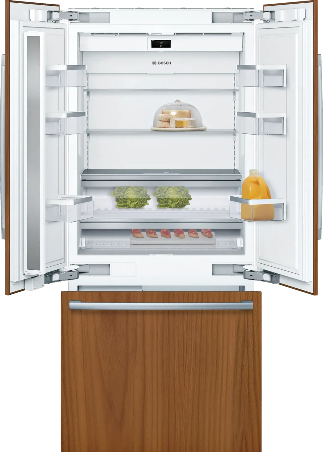 36&quot; Built-in Custom Panel French Door Bottom Freezer