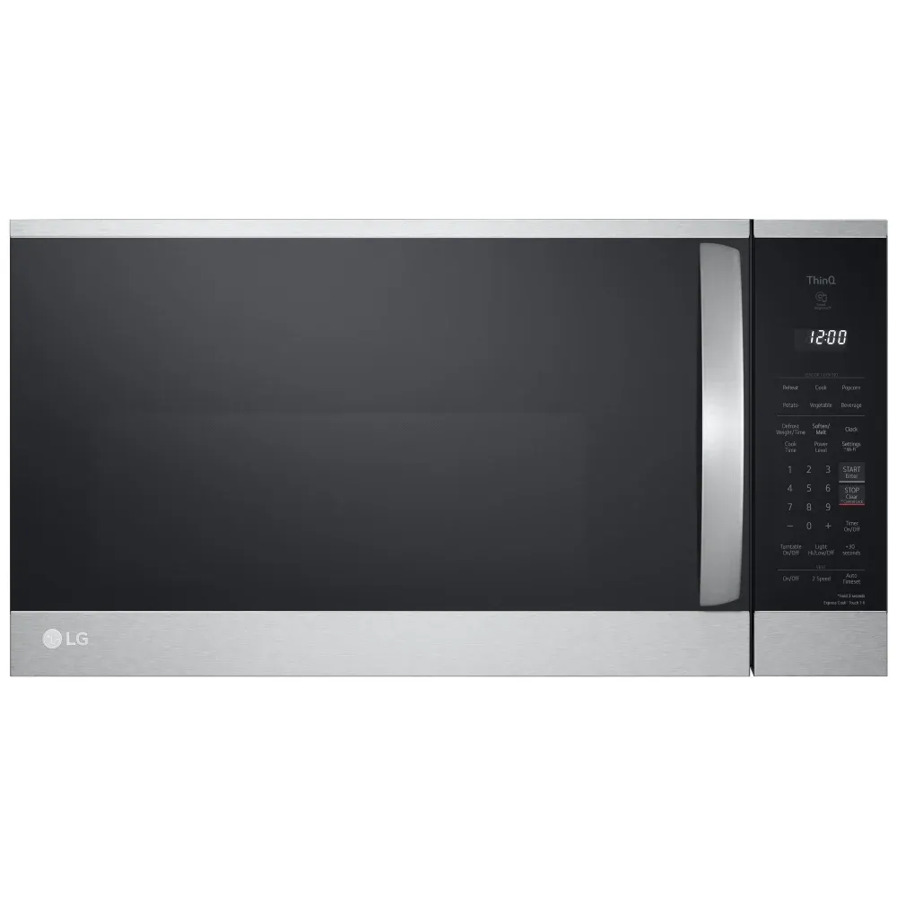 1.8 cu.ft., 1000W, WideView™ Window, ThinQ™, Glass Touch (SmoothTouch™), Sensor Cooking, 300 CFM, 12.6&quot; Round Tray, EasyClean™