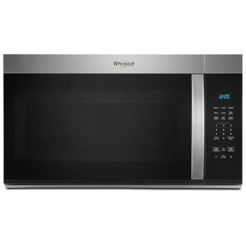 30 in W 1.7 cu. ft Whirlpool® over the range microwave