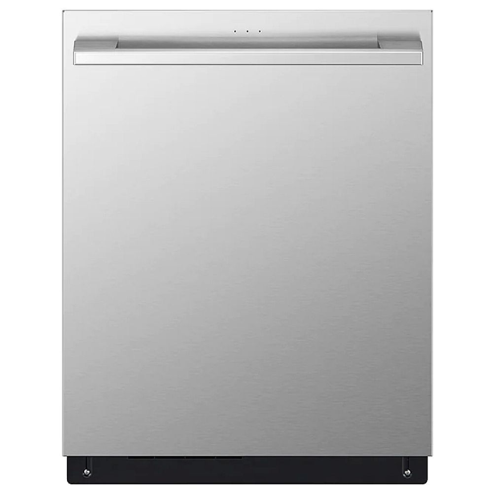 LG - Top Control Dishwasher, TrueSteam®, QuadWash®, Inverter DirectDrive, Adjustable 3rd Rack, Glide Rail, Ball Bearing, LED Tub Lighting, Easy Rack™