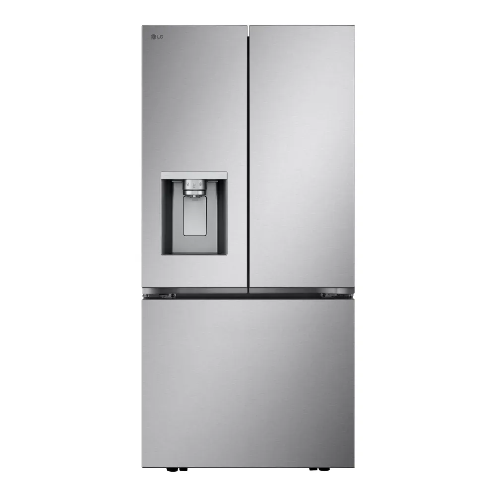 LG - 33&quot; Width 20.2 cu. ft. Capacity French Door Refrigerator