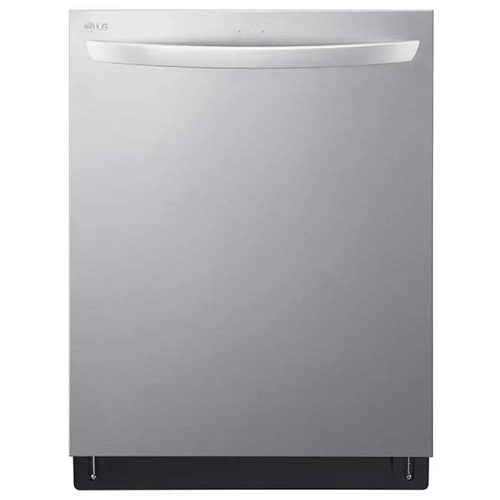 LG - Touch-type Top Control, TrueSteam®, QuadWash®, Inverter DirectDrive, 3rd Rack, EasyRack™ Plus, SmartThinQ® Wi-Fi Connectivity, 46dB, 9 Wash Cycles, 15 Place Settings - B-STOCK