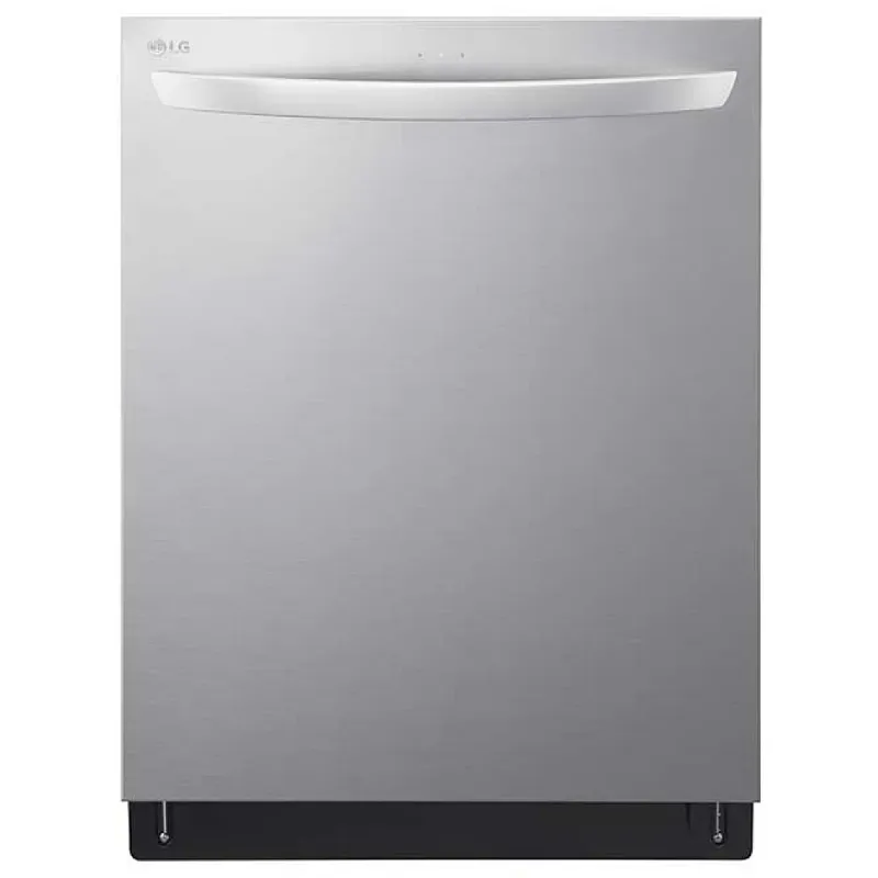LG - Touch-type Top Control, TrueSteam®, QuadWash®, Inverter DirectDrive, 3rd Rack, EasyRack™ Plus, SmartThinQ® Wi-Fi Connectivity, 46dB, 9 Wash Cycles, 15 Place Settings - B-STOCK
