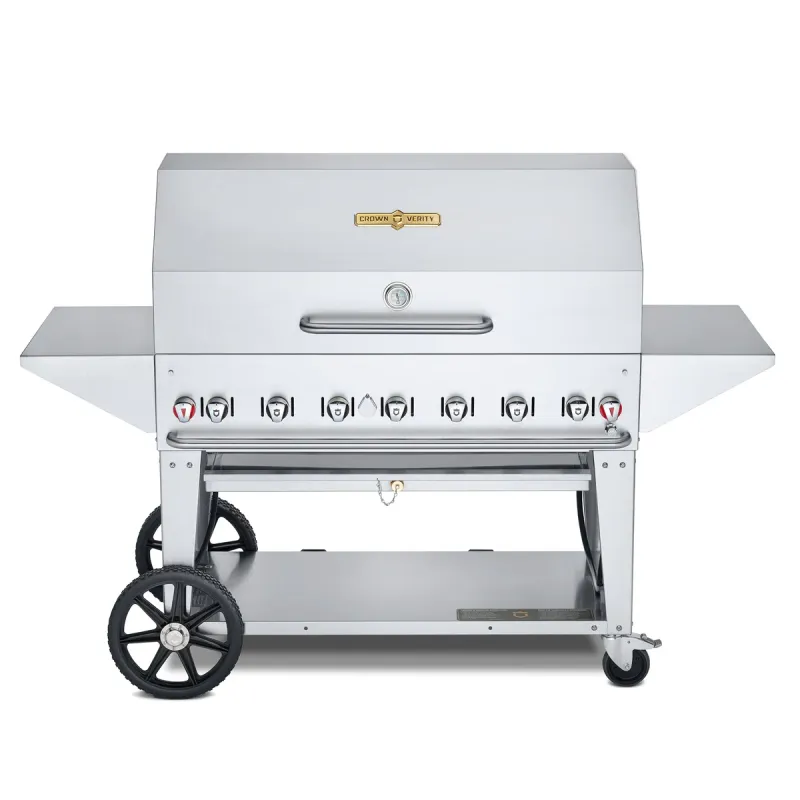 CROWN VERITY - 48&quot; Mobile Gas Grill Pro - 50/100lb Tanks Only