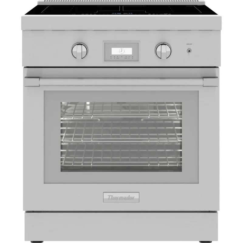 THERMADOR 30-inch Liberty® Induction cooktop Range-Thermador Connected Experience with Home Connect™-1 Telescopic Oven Rack  -   4.4 cu. ft. oven cavity