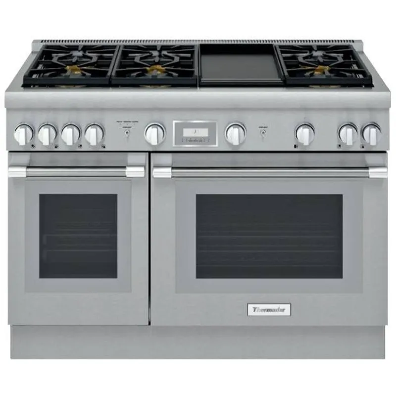 THERMADOR 48&quot; Professional Natural - Gas  Cabinet depth (24&quot;) Range