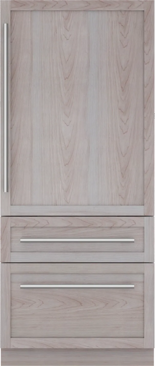36&quot; 2-Door Bottom-Mount Freezer - Base Unit - Custom Panel