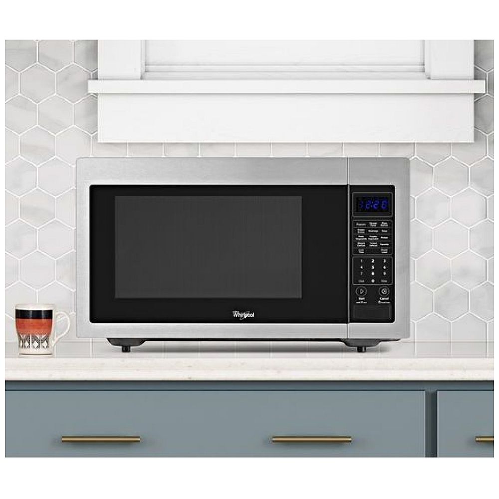 Whirlpool - 1.6 cu. ft. Countertop Microwave with 1,200-Watt Cooking Power&quot;