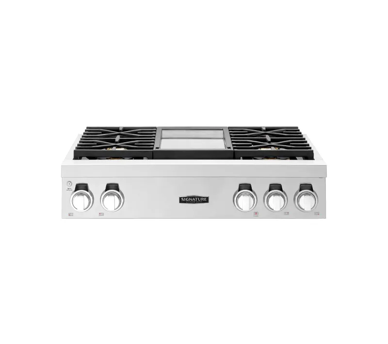 36&quot; Gas Pro Rangetop 4 Burners and Griddle