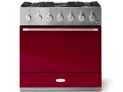 36&quot; Mercury Dual Fuel Range - CRANBERRY