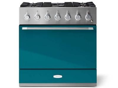 36&quot; Mercury Dual Fuel Range - SALCOMBE BLUE