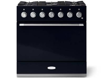 36&quot; Mercury Dual Fuel Range - Gloss Black