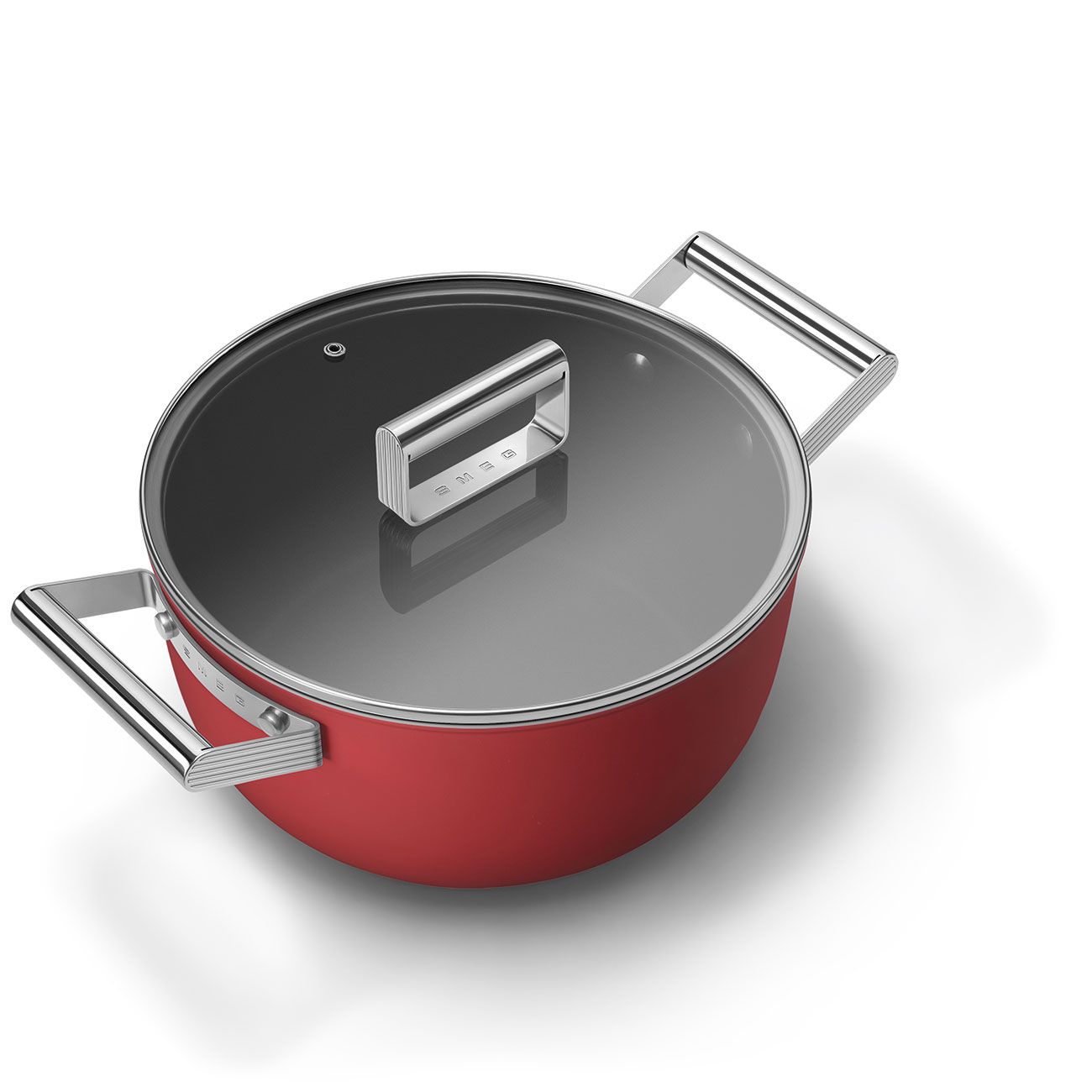 24cm Red Casserole Dish w/Lid
