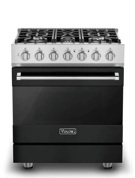 30&quot;W./24&quot;D. Dual Fuel Sealed Burner Range-5 Burners-Antique Bronze-LP
