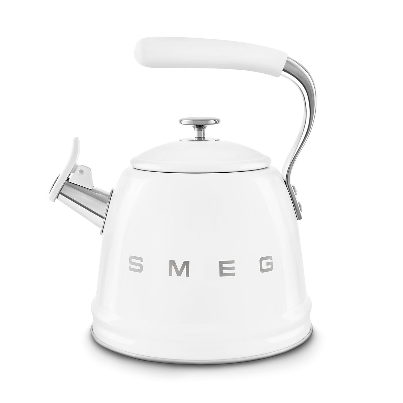 Stove Top Whistling Kettle WHITE
