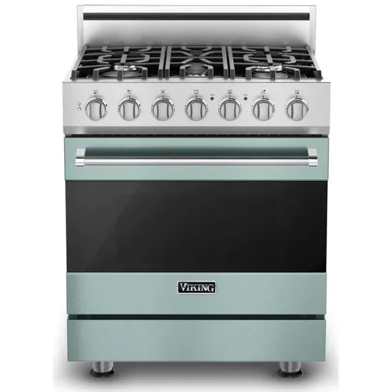 30&quot;W./24&quot;D. Dual Fuel Sealed Burner Range-5 Burners-Splash