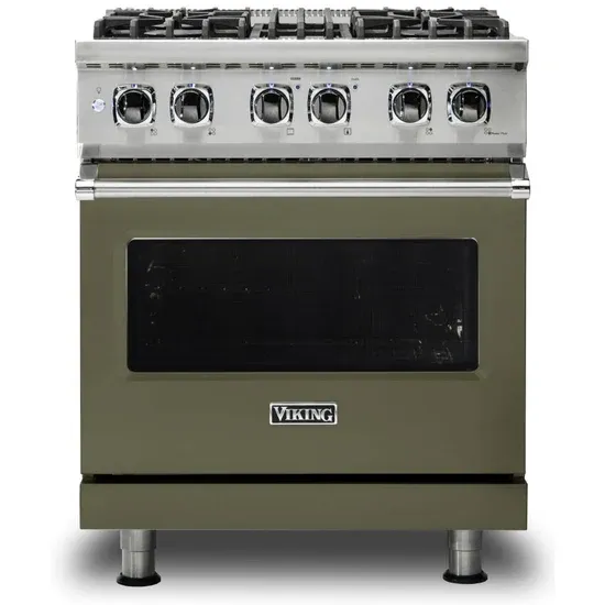 30&quot;W./24&quot;D. Dual Fuel Self-Clean Sealed Burner Range-4 Burners-Martini