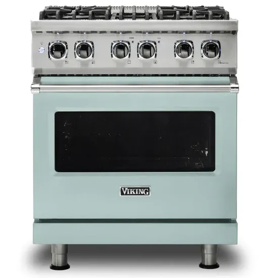 30&quot;W./24&quot;D. Dual Fuel Self-Clean Sealed Burner Range-4 Burners-Splash