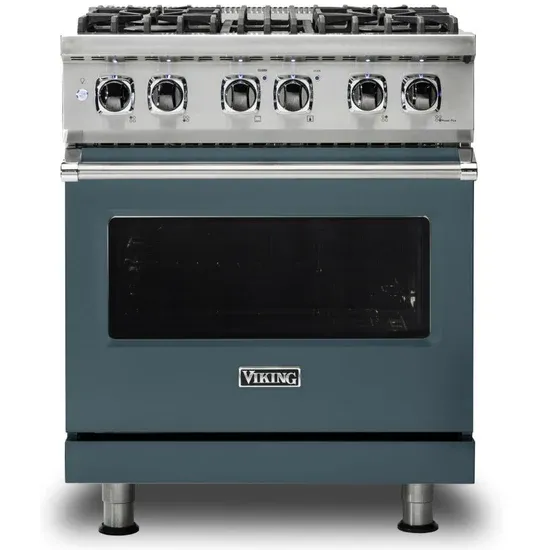 30&quot;W./24&quot;D. Dual Fuel Self-Clean Sealed Burner Range-4 Burners-Squall