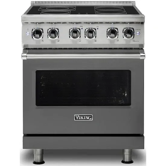 30&quot;W./24&quot;D. Electric Self-Clean Range-4 Burners-Damascus Gray