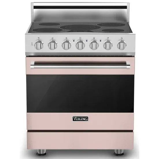 30&quot;W./24&quot;D. Electric Self-Clean Range-5 Burners-Blush