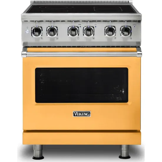 30&quot;W./24&quot;D. Electric Self-Clean Range-4 Burners-Daffodil