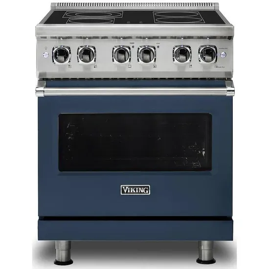 30&quot;W./24&quot;D. Electric Self-Clean Range-4 Burners-Slate Blue