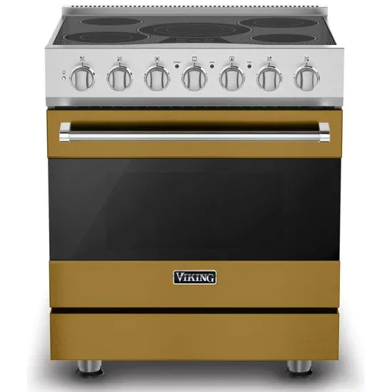 30&quot;W./24&quot;D. Electric Self-Clean Range-5 Burners-Golden Hour