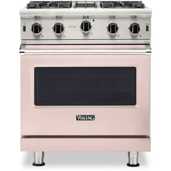 30&quot;W./24&quot;D. Gas Open Burner Range-4 Burners-Blush