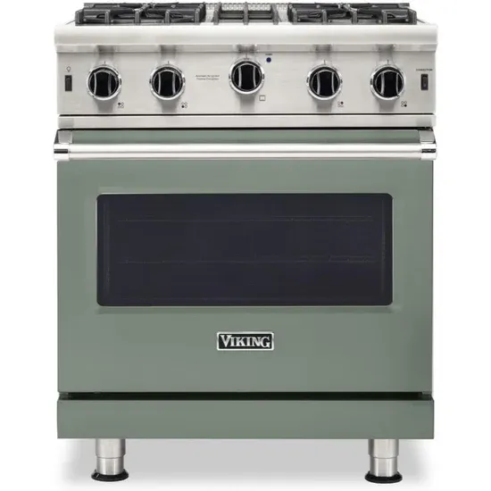 30&quot;W./24&quot;D. Gas Open Burner Range-4 Burners-Eucalyptus