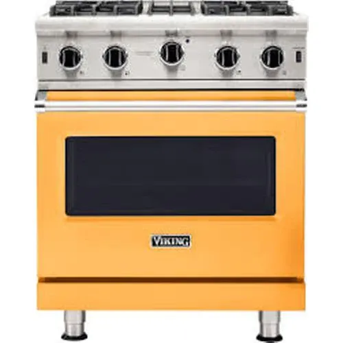 30&quot;W./24&quot;D. Gas Open Burner Range-4 Burners-Daffodil