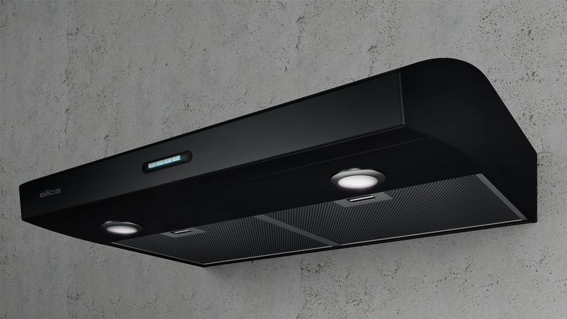 ALLASIO BLACK Undercabinet Range Hood 30&quot; wide - 300CFM