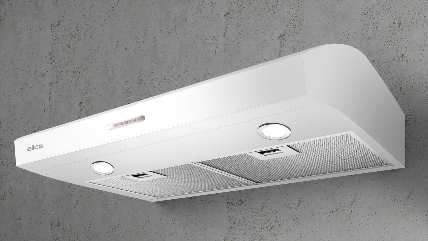 ALLASIO WHITE Undercabinet Range Hood 30&quot; wide - 300CFM