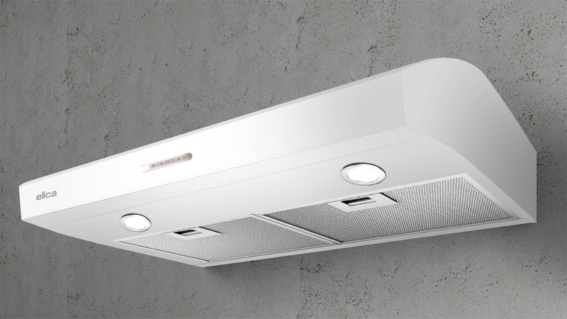 ALLASIO WHITE Undercabinet Range Hood 30&quot; wide - 300CFM