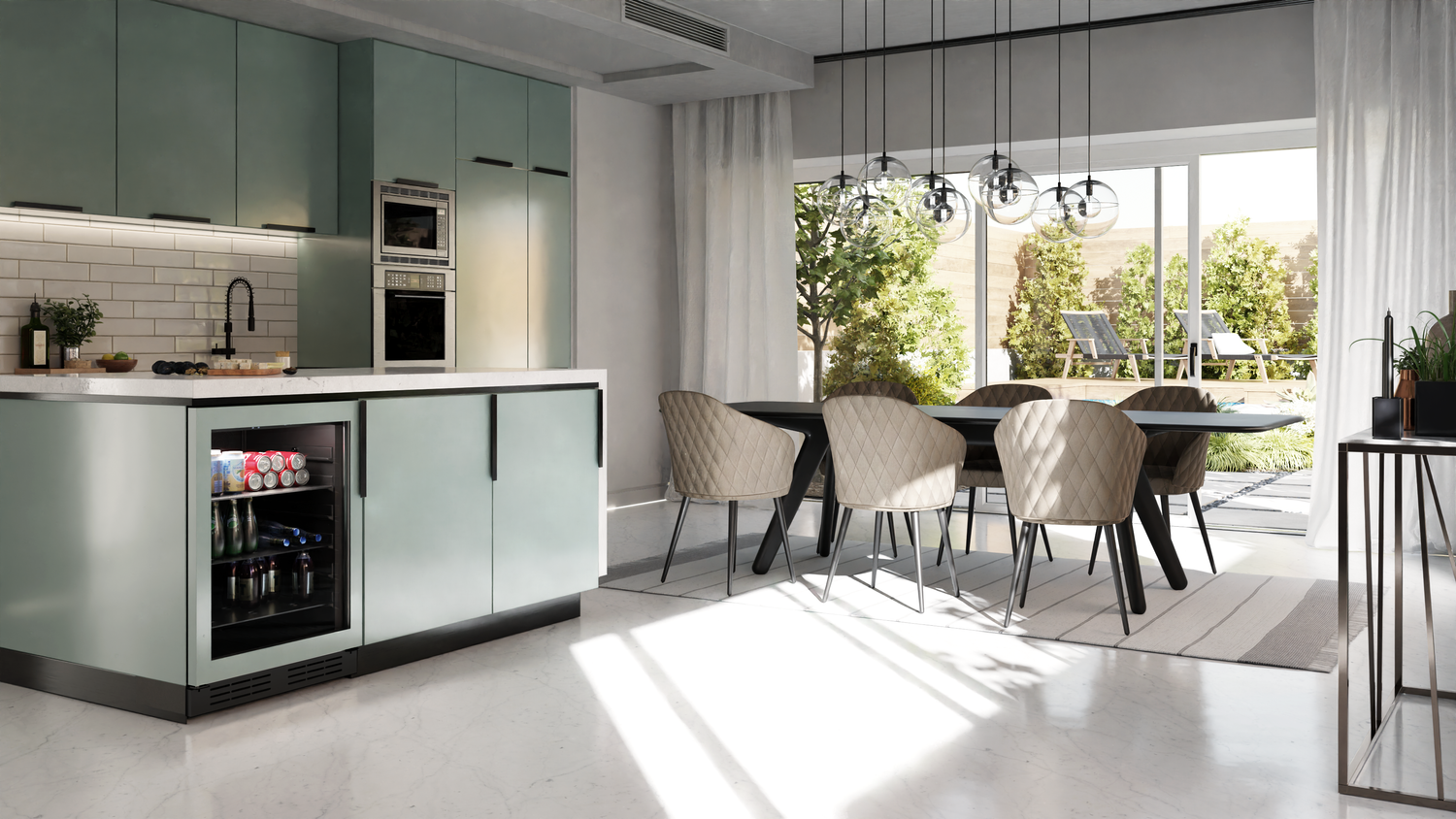 ELICA SINGLE DOOR  SINGLE ZONE BEVERAGE CENTER