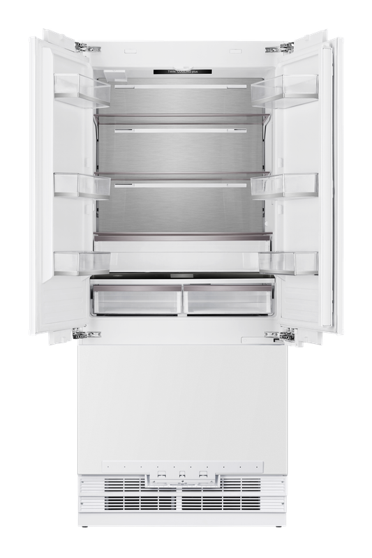 ELICA FRENCH DOOR 19.5CF BOTTOM MOUNT PANNEL READY